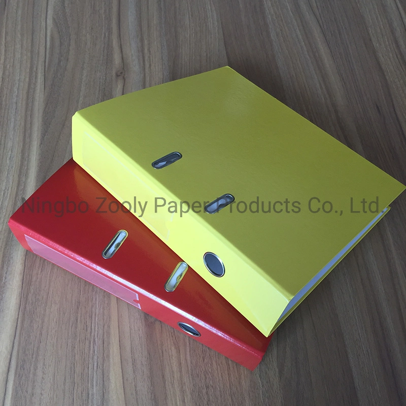 Assorted Color Printing A4 FC 3&quot; Paper Lever Arch File Clip File Ring Binder 2&quot; Paper Lever Arch File Folder