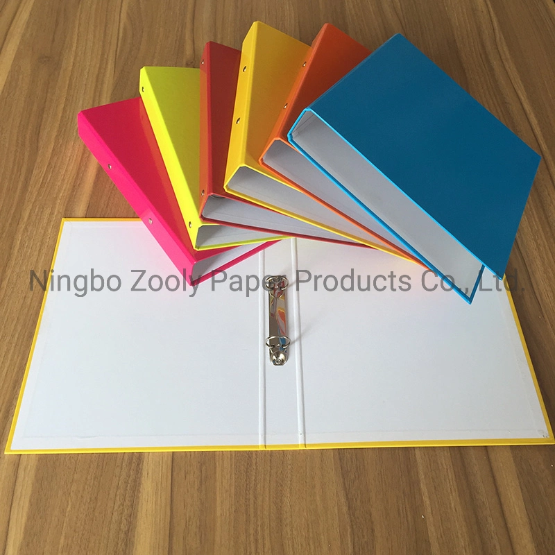 Assorted Color Printing A4 FC 3&quot; Paper Lever Arch File Clip File Ring Binder 2&quot; Paper Lever Arch File Folder