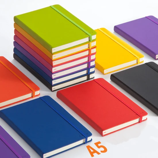 Customized High Quality Hardcover PU Leather Notebook