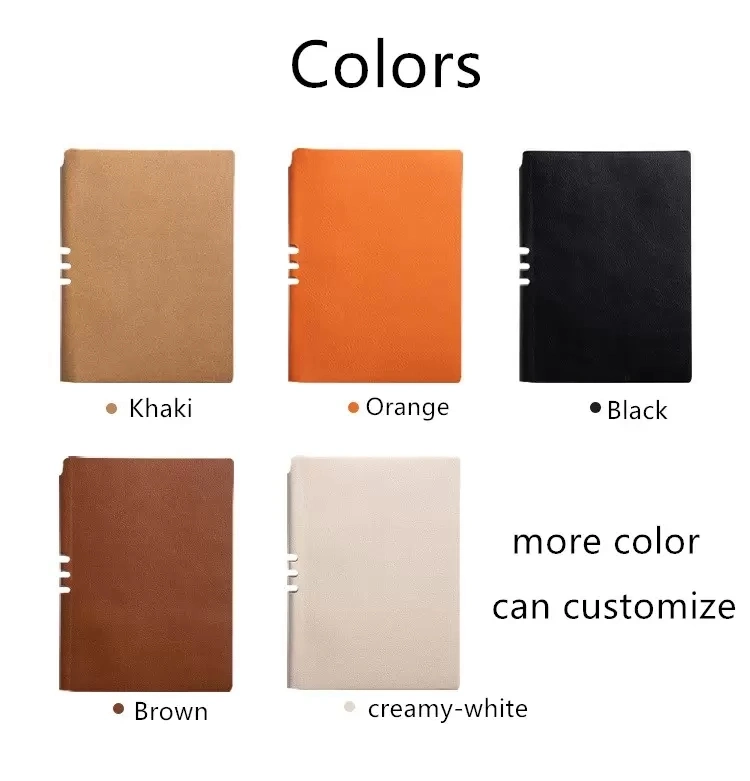 A5 Libretas Planner Journal Diary PU Leather Cover Notebook Stationery