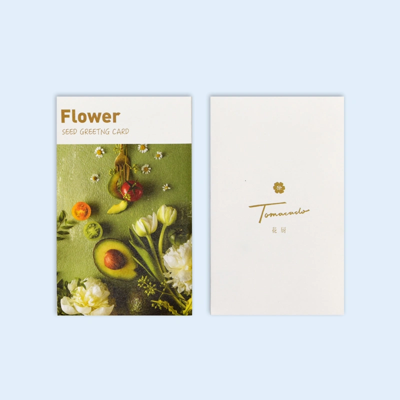 2023 Custom Best Quality Eco-Friendly Seeds Paper Card Tags