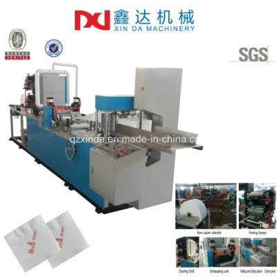 Automatic Printing Serviette Paper Machine to Embossed Folder Tissue Napkin Manufacturer